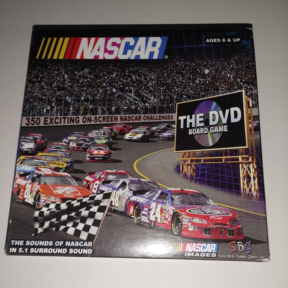NASCAR DVD Board Game Complete Preowned